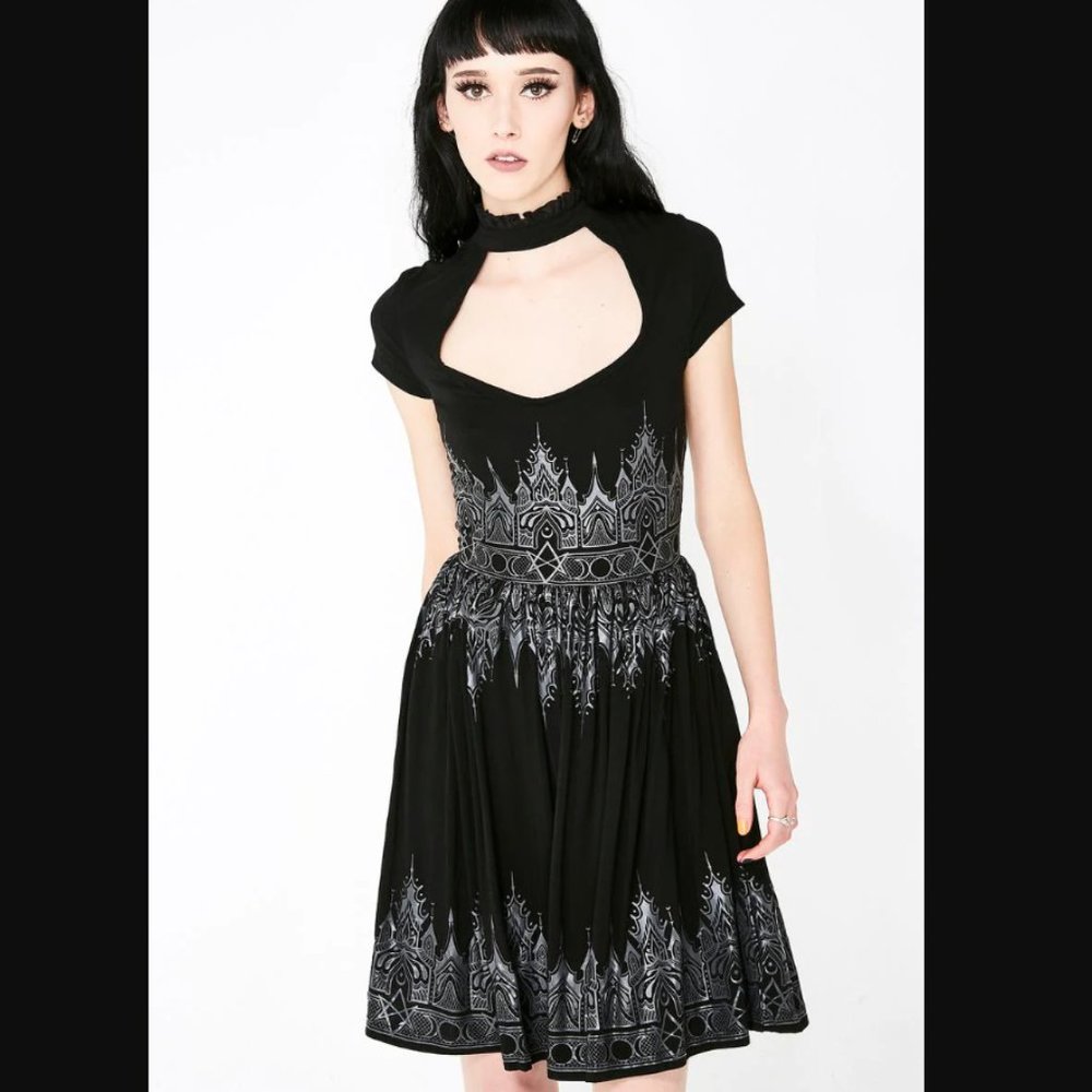 Killstar Dutchess Cathedral Skater Dress